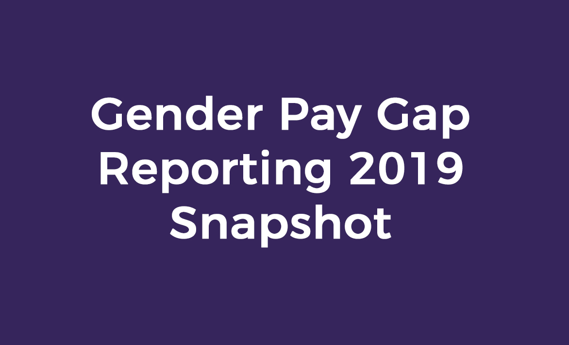 Gender Pay Gap Reporting 2019 Snapshot
